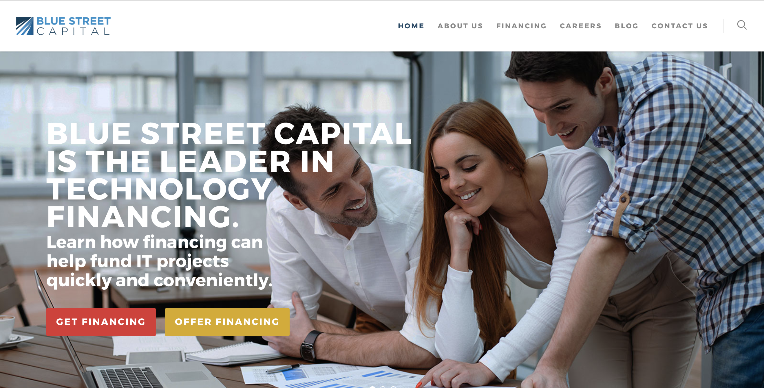 The Good Marketing Company has worked with Blue Street Capital